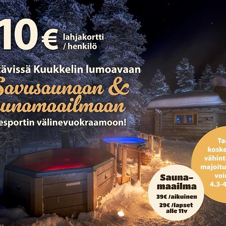Kuukkeli Log Houses Teerenpesae - Premium Suite A48 Saariselkä Eksteriør billede