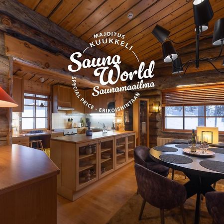Kuukkeli Log Houses Teerenpesae - Premium Suite A48 Saariselkä Eksteriør billede