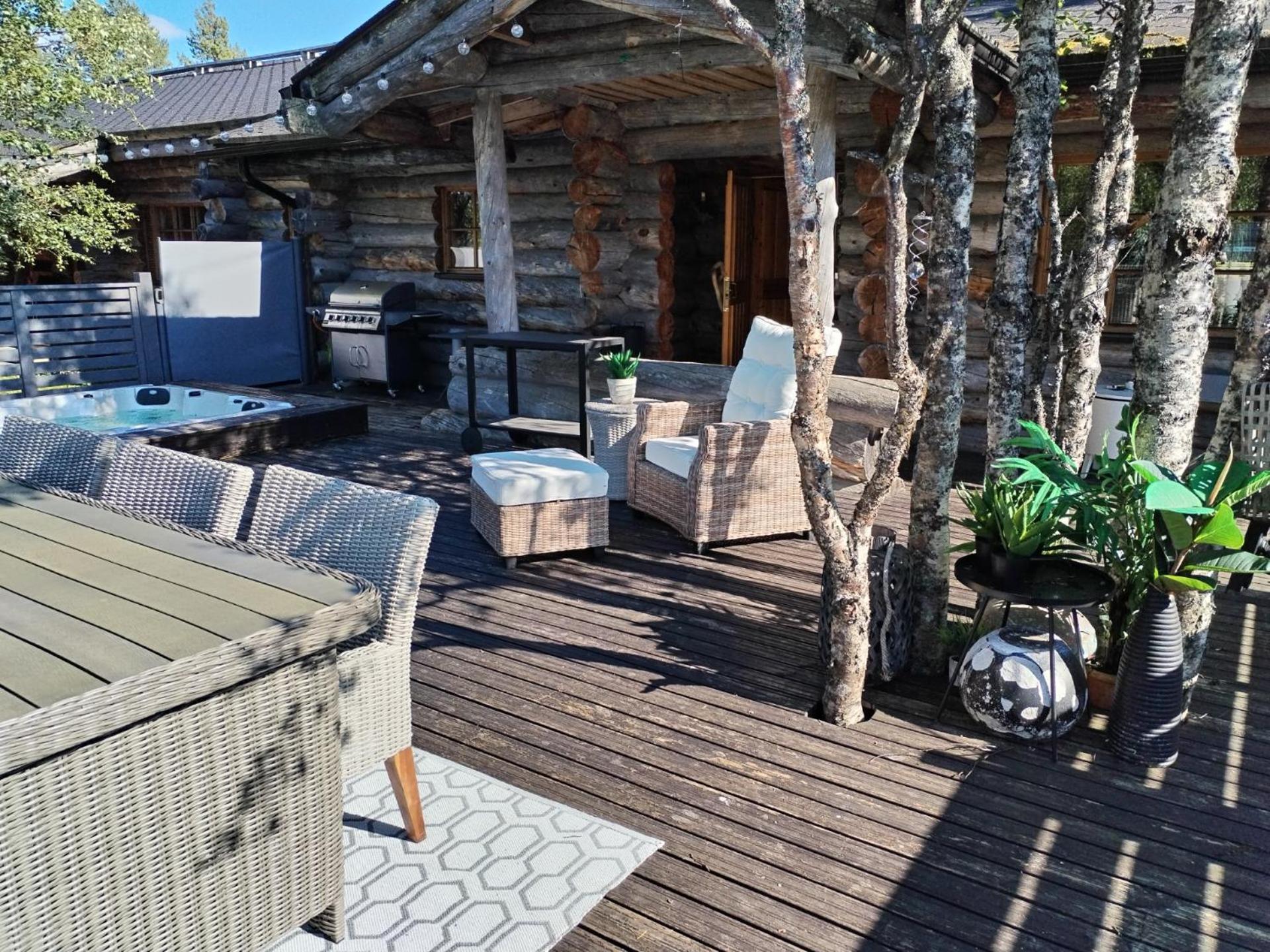 Kuukkeli Log Houses Teerenpesae - Premium Suite A48 Saariselkä Eksteriør billede