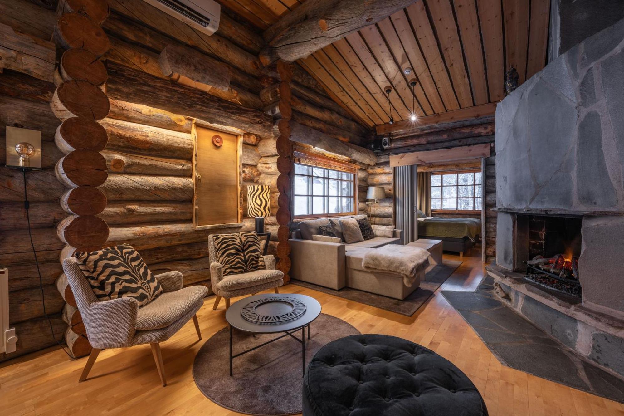 Kuukkeli Log Houses Teerenpesae - Premium Suite A48 Saariselkä Eksteriør billede