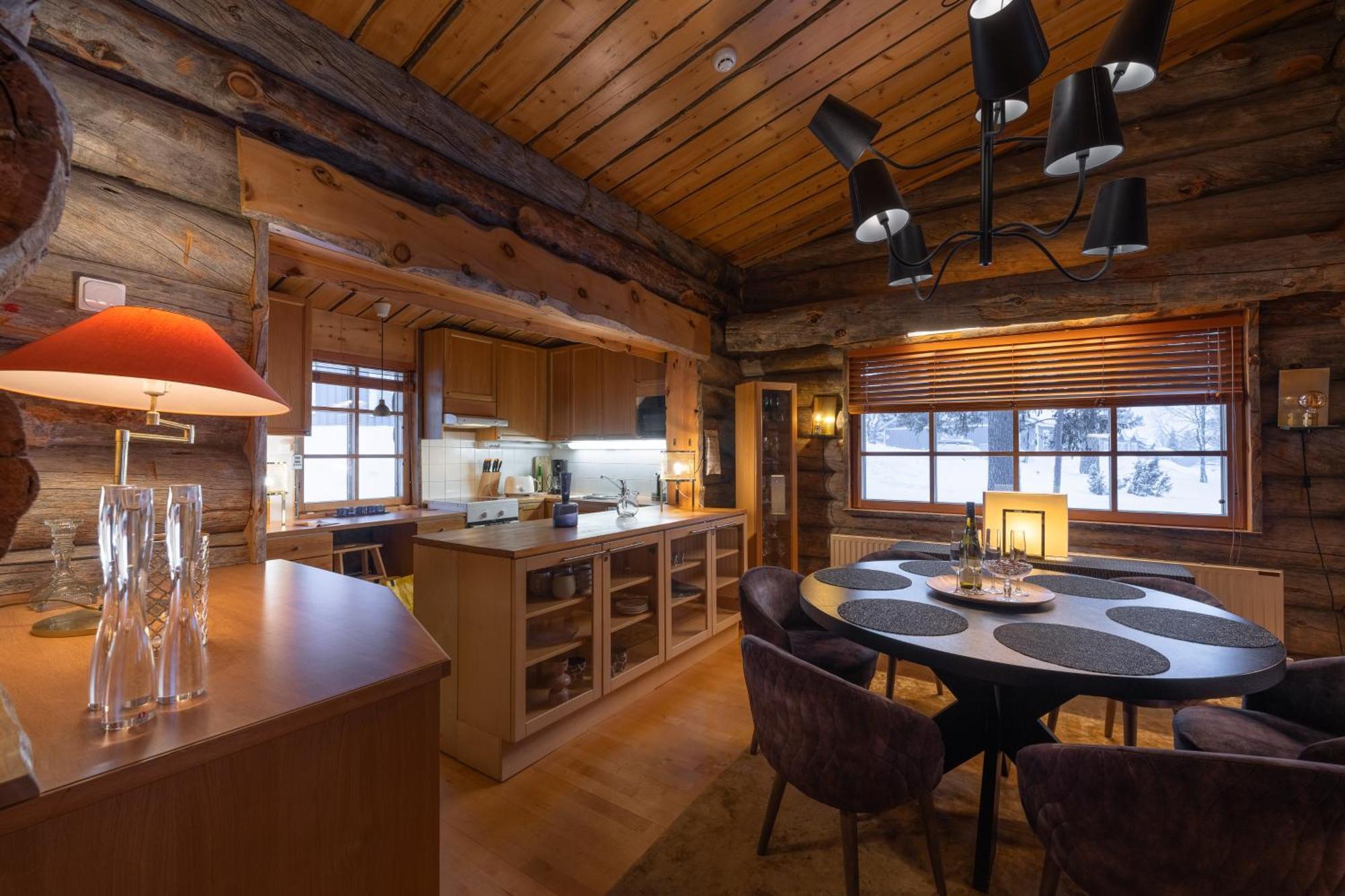 Kuukkeli Log Houses Teerenpesae - Premium Suite A48 Saariselkä Eksteriør billede