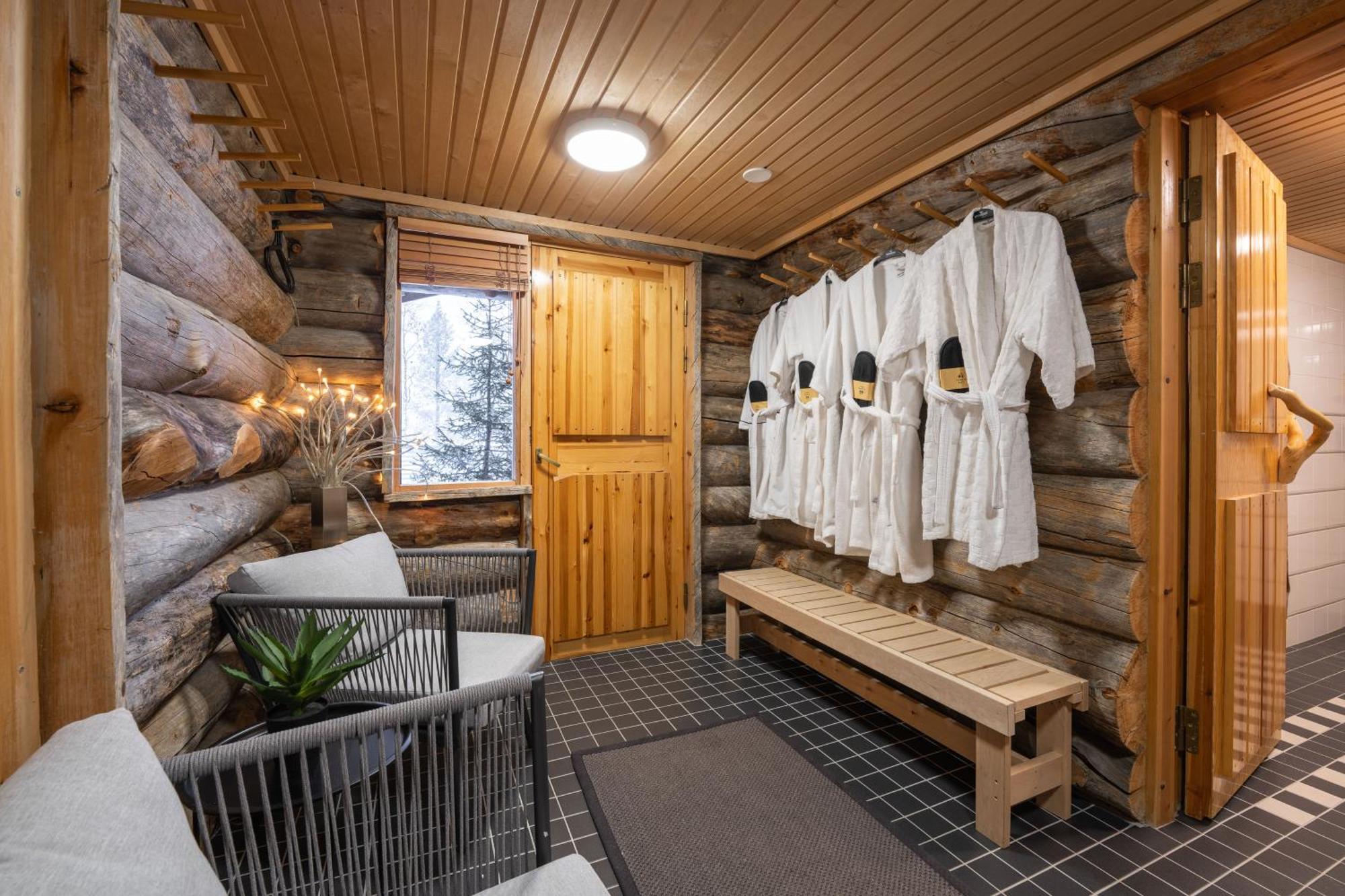 Kuukkeli Log Houses Teerenpesae - Premium Suite A48 Saariselkä Eksteriør billede