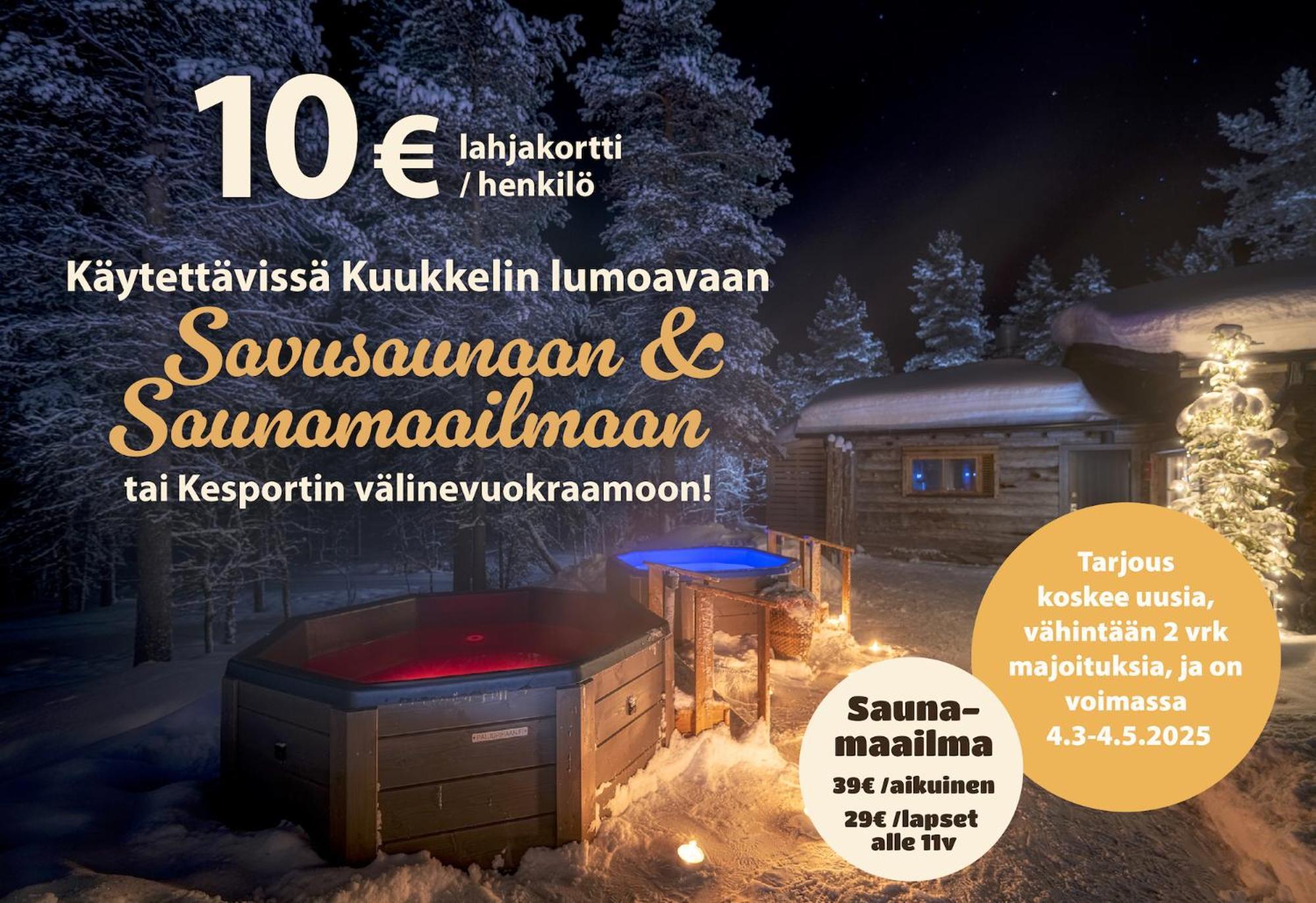 Kuukkeli Log Houses Teerenpesae - Premium Suite A48 Saariselkä Eksteriør billede