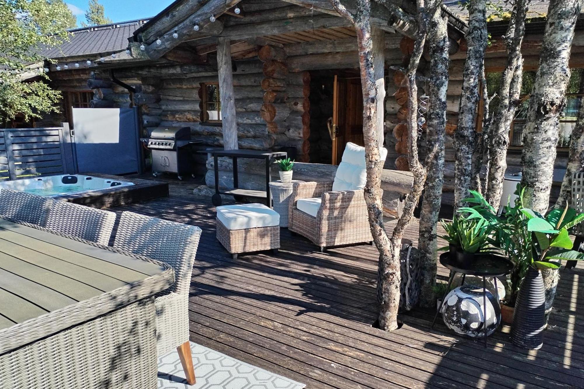 Kuukkeli Log Houses Teerenpesae - Premium Suite A48 Saariselkä Eksteriør billede