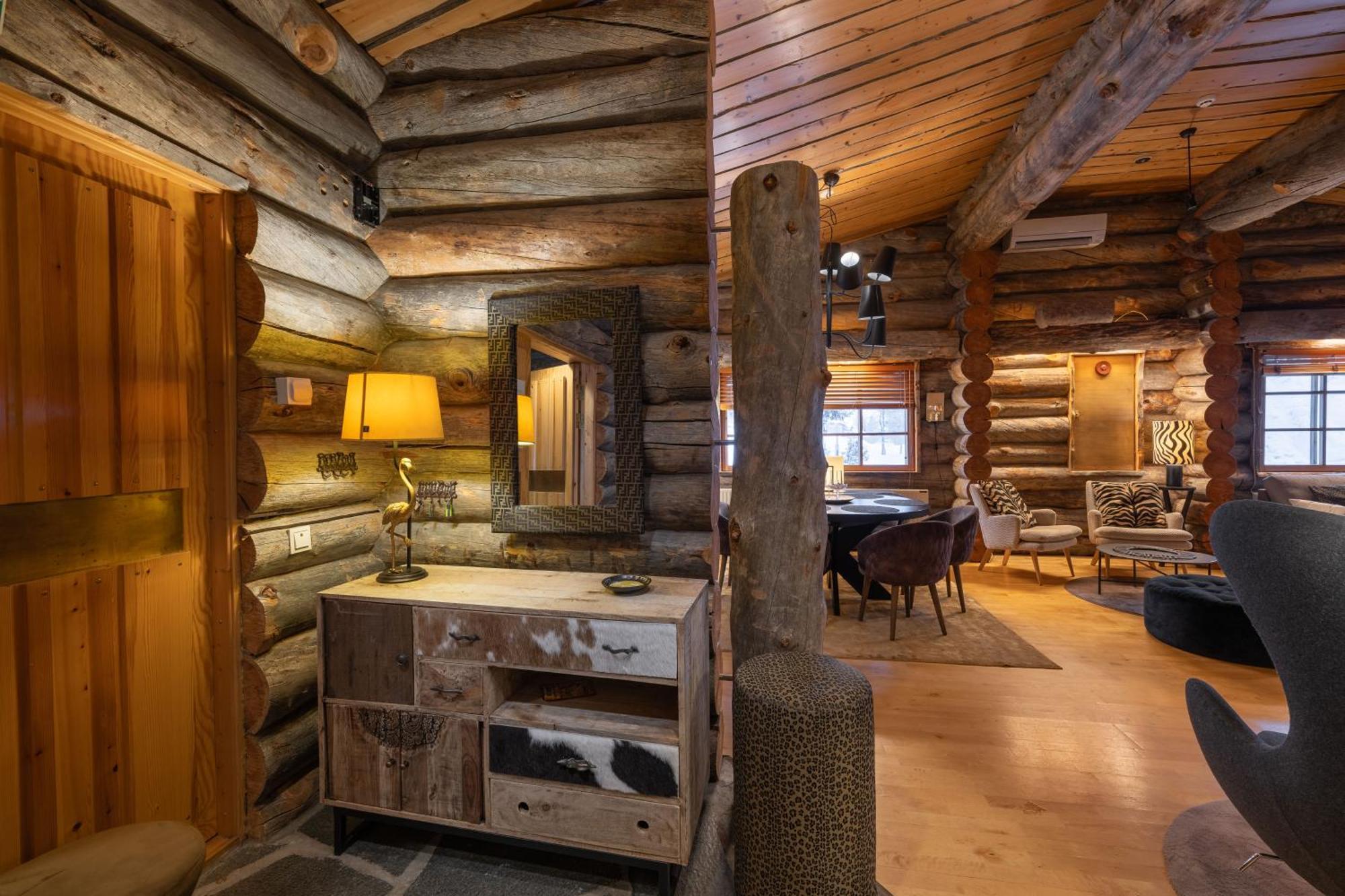 Kuukkeli Log Houses Teerenpesae - Premium Suite A48 Saariselkä Eksteriør billede