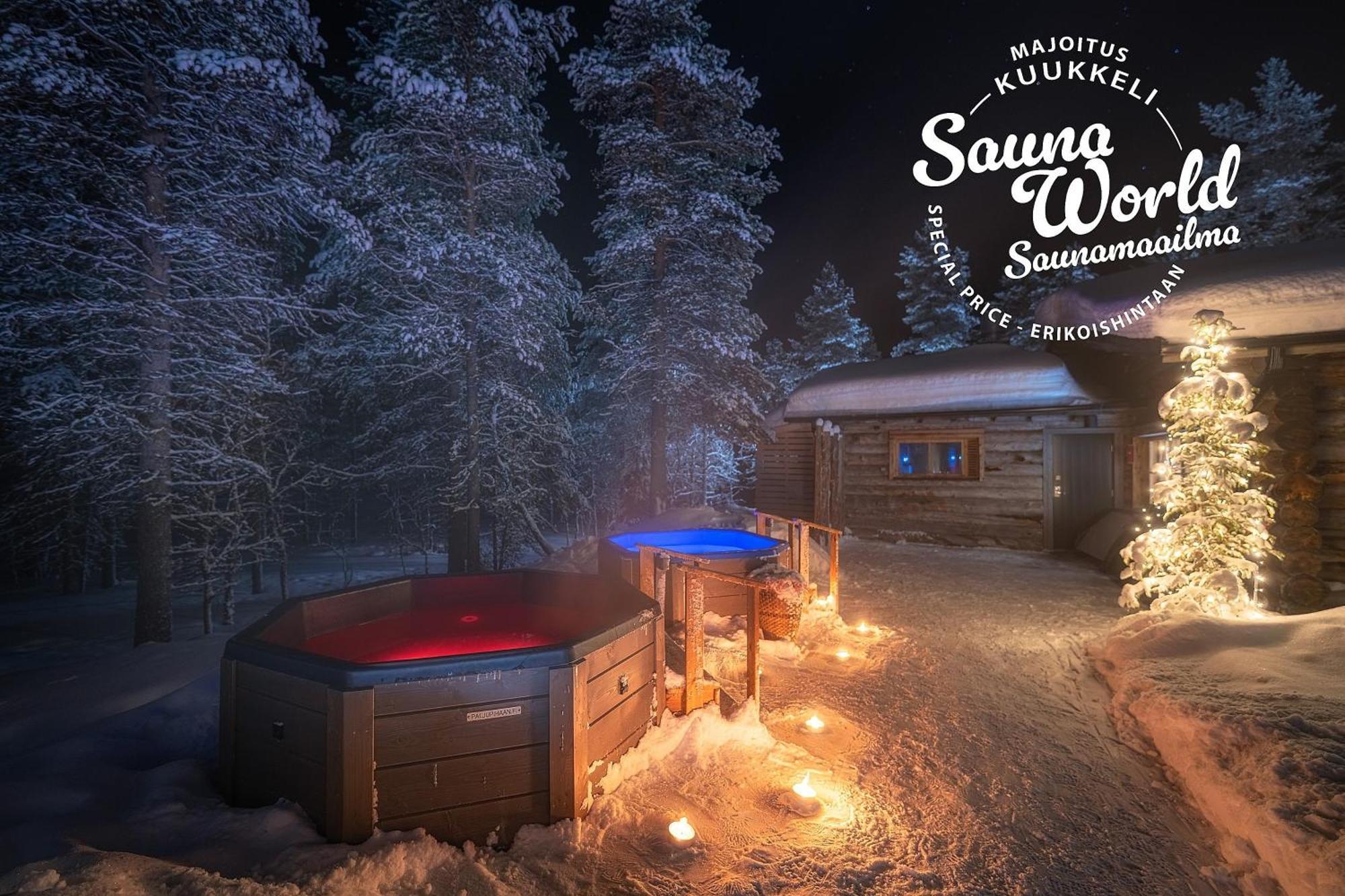 Kuukkeli Log Houses Teerenpesae - Premium Suite A48 Saariselkä Eksteriør billede