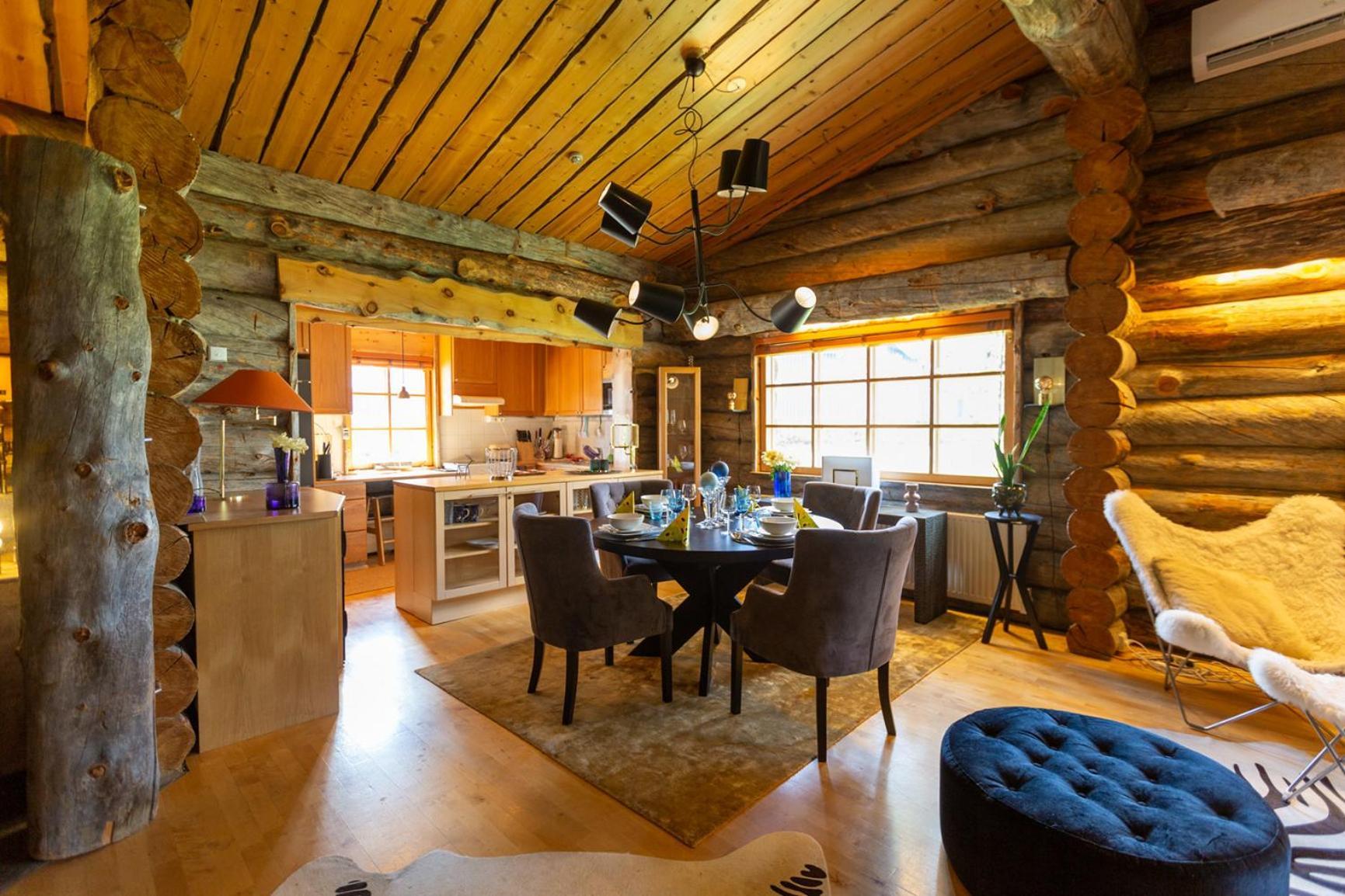 Kuukkeli Log Houses Teerenpesae - Premium Suite A48 Saariselkä Eksteriør billede