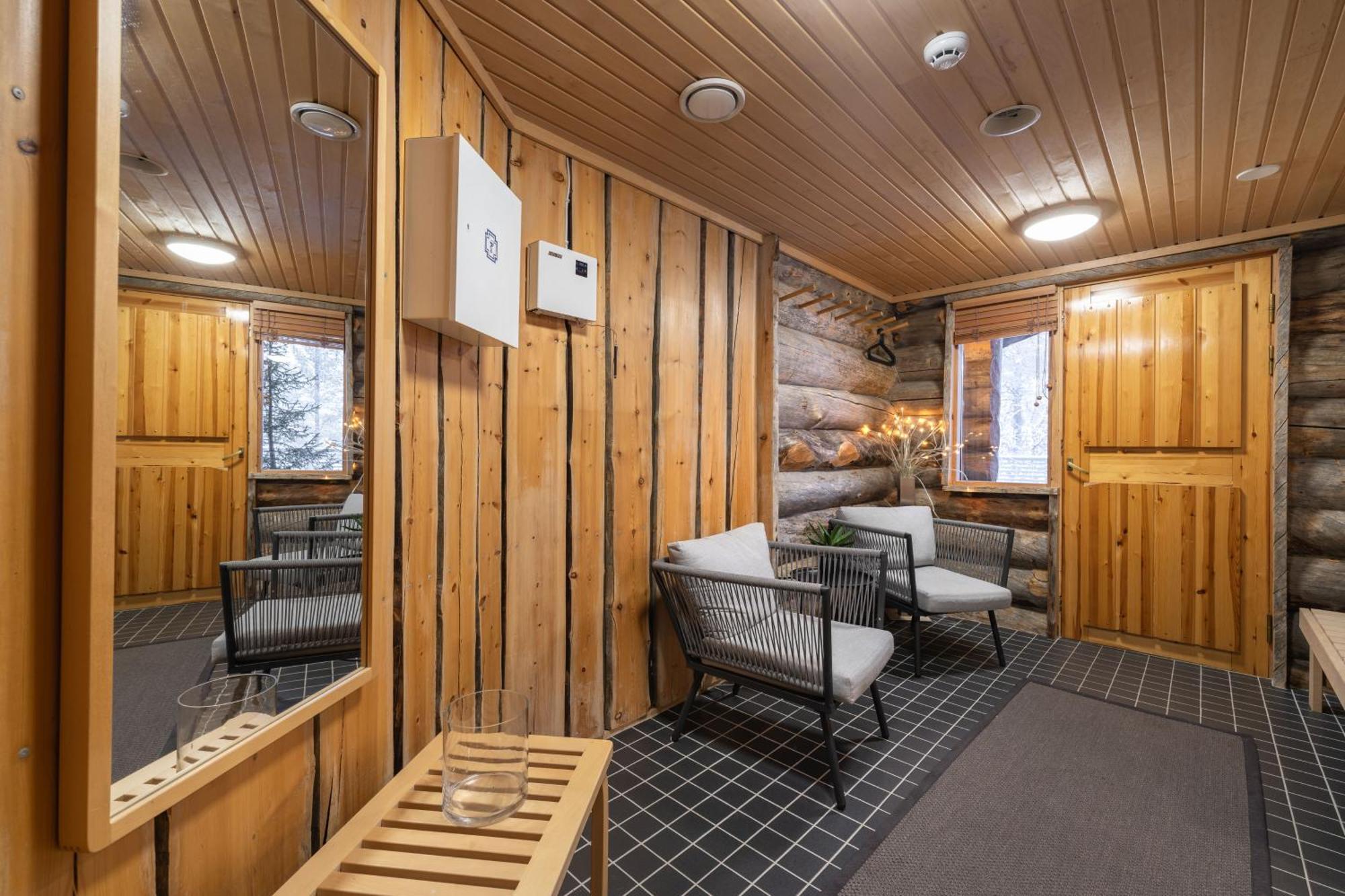 Kuukkeli Log Houses Teerenpesae - Premium Suite A48 Saariselkä Eksteriør billede