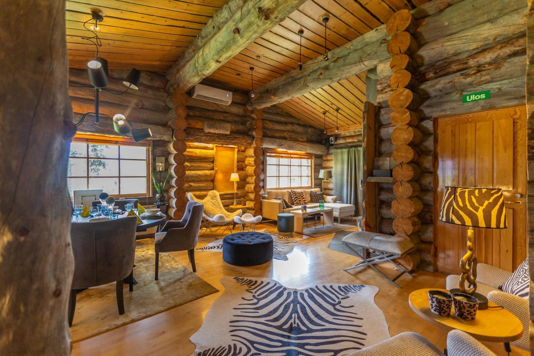 Kuukkeli Log Houses Teerenpesae - Premium Suite A48 Saariselkä Eksteriør billede