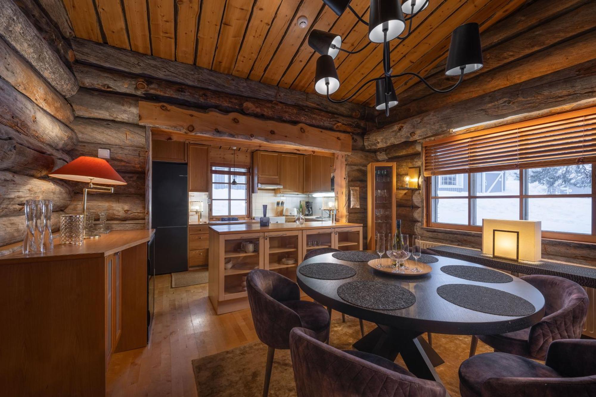 Kuukkeli Log Houses Teerenpesae - Premium Suite A48 Saariselkä Eksteriør billede